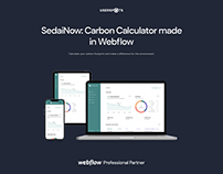 SedaiNow: Carbon Calculator made in Webflow