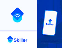 Skiller logo & Brand Identity design | Education logo