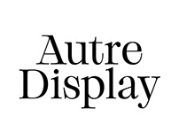 Autre Display — Variable Typeface