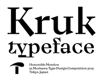 DR Kruk typeface