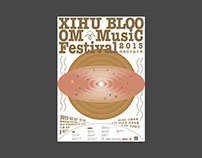 Poster for Xihu Bloom music festival.(Not be used)