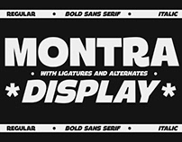 Montra - Bold Sans Serif Display Font