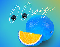 Blue orange and layer styles