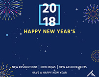 Design a New Year Post for social Media