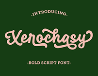 Xerochasy - a Bold Script Font