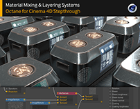 Mat Mixing &Layering Systems in Octane: C4D Stepthrough