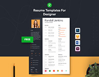 Free Resume Template For Designer