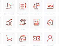Business icons set in .svg and .png format