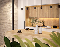 Scandinavian design apartment