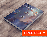 Free PSD Book MockUp vol.1