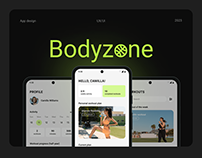 Bodyzone. Fitness app design