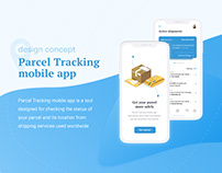 Parcel Tracking Mobile App | UI/UX Design