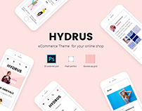 Hydrus — Fashion eCommerce PSD template