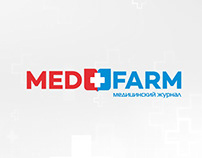 MedFarm logo identity