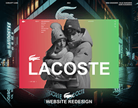 LACOSTE website redesign (concept)