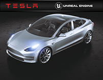 Tesla Model 3 Unreal Engine 5 LUMEN