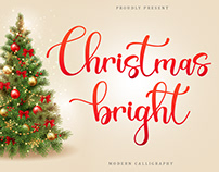 Christmas Bright - Modern Calligraphy Font