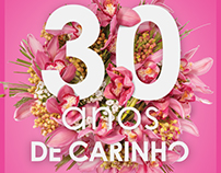 Flower Shop 30 Anniversary Campaign