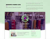 Broderie Miserez - Site Internet & identité visuelle