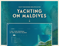 Yachting on Maldives Web Application Design