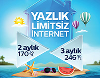 Türk Telekom / Yaz İnterneti Keyvisual
