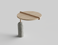 FAN • a foldable side table