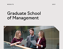 Graduate School of Management website design