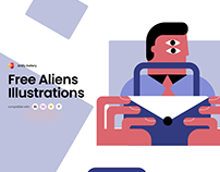 Free Aliens Illustrations