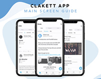 Clakett App ( social media posts )