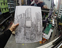 Urban Sketching in Hong Kong