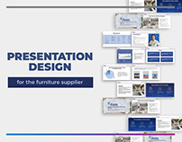 Presentation design for the furniture supplier