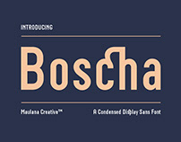 Boscha Condensed Display Sans Font