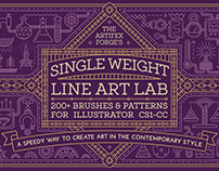 Single Weight Line Art Lab