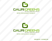 GauriGreens Logo Design