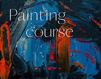Painting course. Landing page
