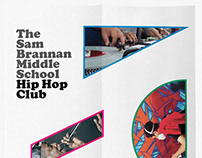 sam brannan middle school hip hop club hallway posters