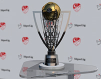 Turkish Super League Trophy 3D Model