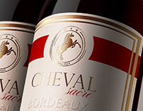 Wine label - CHEVAL SACRE