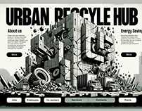 Urban Recycle Hub Landing Page