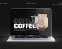WEB interface about coffee
