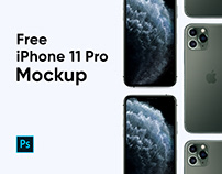 Free iPhone 11 Pro Mockup