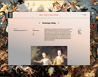 Jane Austen Assemblage | Website concept