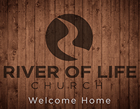 River of Life Church logo design