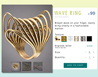 UI Challenge 033 Customize Your Wave Ring