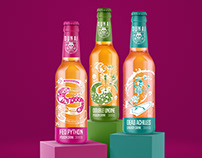 DUNAI crazy drinks. Logo & packaging