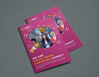 Corporate Marketing Bi-Fold Brochure