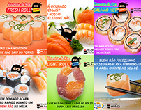Sushi Rão, Posts