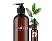 Bloom Beauty Brand Branding