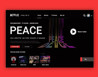 Netflix Landing Page Redesign Using Adobe XD