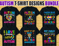 Autism T Shirt Design Bundle